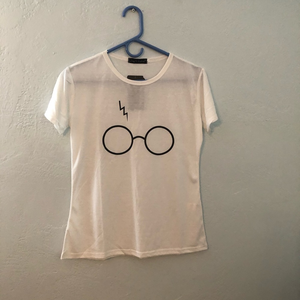 White Harry Potter tee
